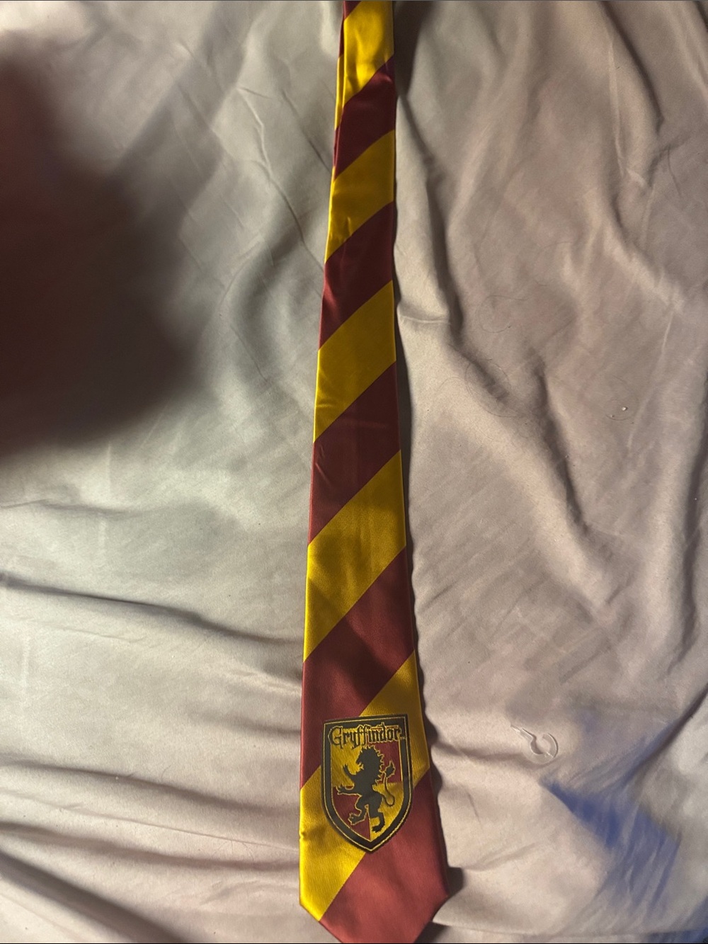 Gryffindor Stripe Men's Tie in Red and Yellow